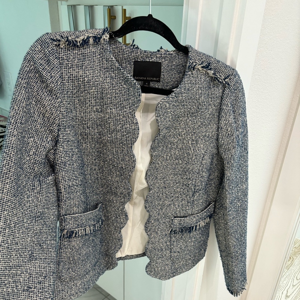 Banana republic tweed jacket